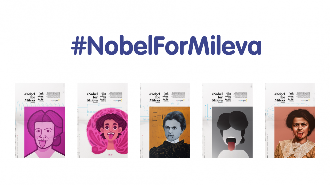 Instagram profil @nobelformileva: Jezik podrške za Milevu Marić