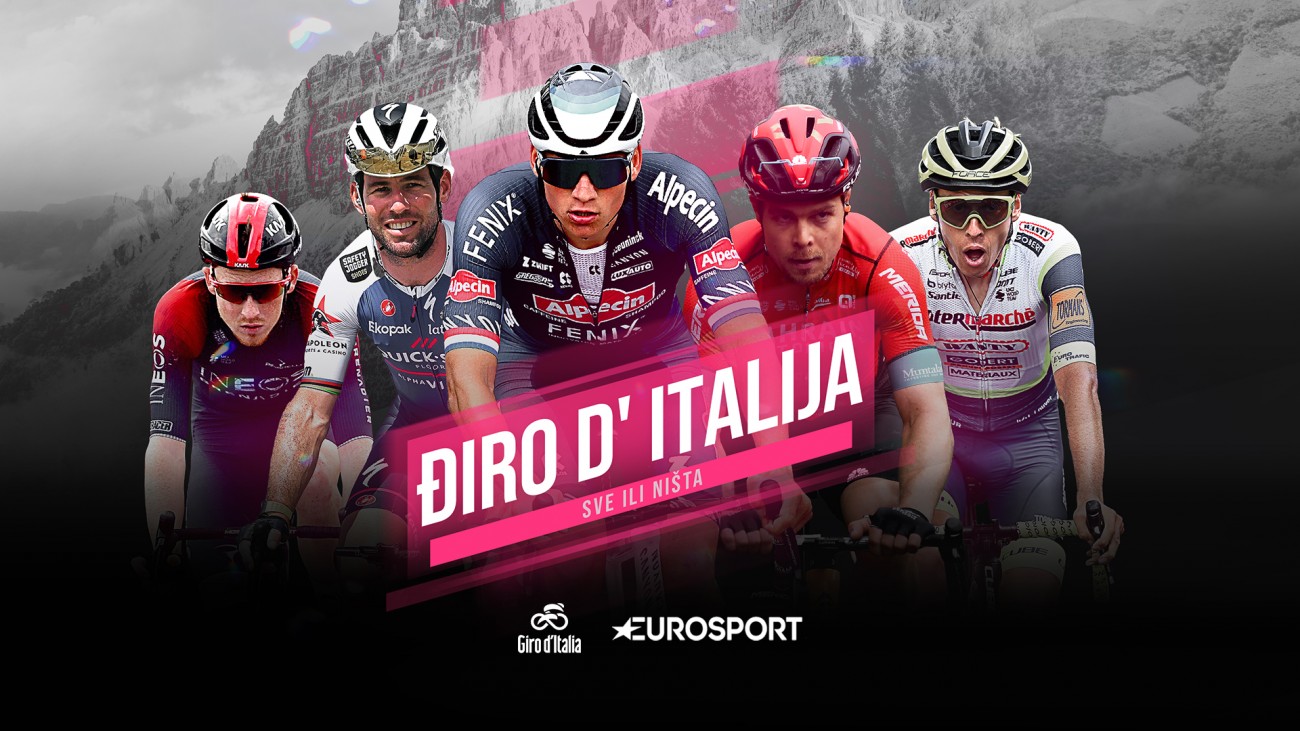 Pratite Điro d'Italija od 6. do 29. maja na Eurosportu