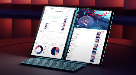 Predstavljen prvi laptop sa dvostrukim OLED ekranima